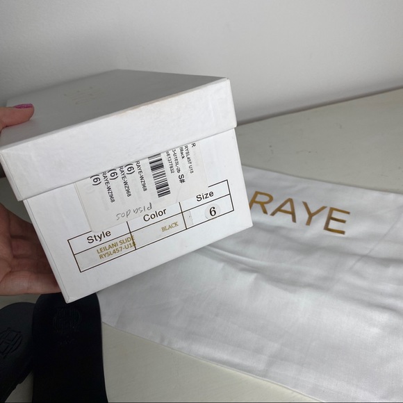 NWT Raye Black Leilani Slide Sandal - Picture 5 of 5